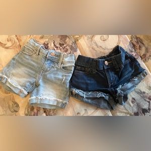 2 Pair Old Navy Jean Shorts